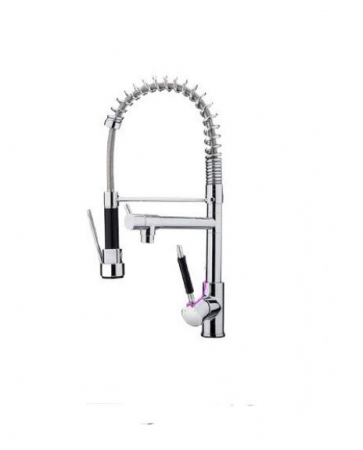 Baterii sanitare - Baterie Profesionala Cu Arc, AquaSpa, Rotativa, 360, Finisaj Argintiu-Negru