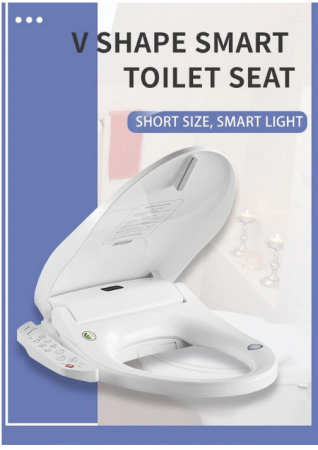 Capac WC Inteligent EcoFresh , Functie Bideu, Incalzire Colac, Female Wash, auto inchidere, Control Lateral, 476 mm Lungime [2]