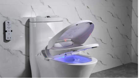 Capac WC Inteligent EcoFresh Telecomanda, Functie Bideu, Masaj, Incalzire Colac, lumina, Female Wash, auto flip si auto ridicare [4]
