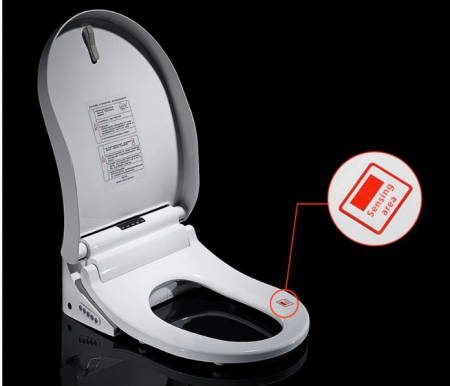 Capac WC Inteligent EcoFresh Telecomanda, Functie Bideu, Masaj, Incalzire Colac, lumina, Female Wash, auto inchidere, D-Shape [3]