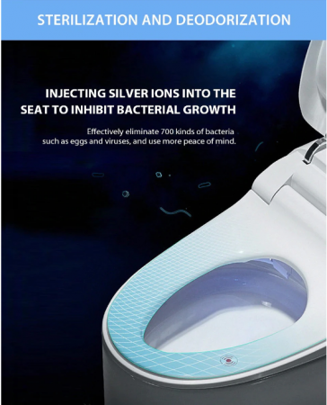 Capac WC Inteligent EcoFresh Telecomanda, Functie Bideu, Masaj, Incalzire Colac, lumina, Female Wash, Auto ridicare si Auto Flip [7]