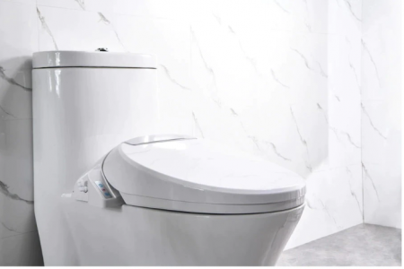 Capac WC Inteligent EcoFresh Telecomanda, Functie Bideu, Masaj, Incalzire Colac, lumina, Female Wash, Auto ridicare si Auto Flip [6]