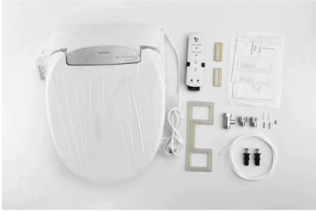 Capac WC Inteligent EcoFresh Telecomanda, Functie Bideu, Masaj, Incalzire Colac, lumina, Female Wash si auto flip [2]