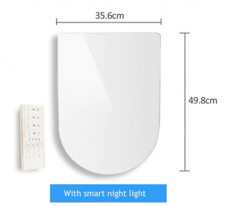 Capac WC Inteligent Telecomanda, Functie Bideu, Incalzire Colac, Female Wash, V-Shape [1]