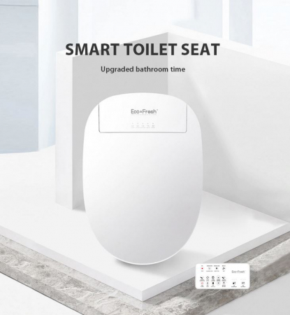 Capac WC Inteligent, Telecomanda, Functie Bideu,Masaj, Incalzire Colac, Female Wash, Auto Inchidere, 510 mm Lungime [1]