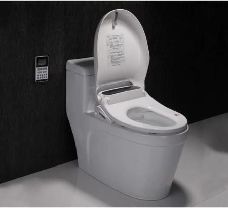 Capac WC Inteligent, Telecomanda, Functie Bideu, Masaj, Incalzire Colac, Female Wash, U-Shape [3]