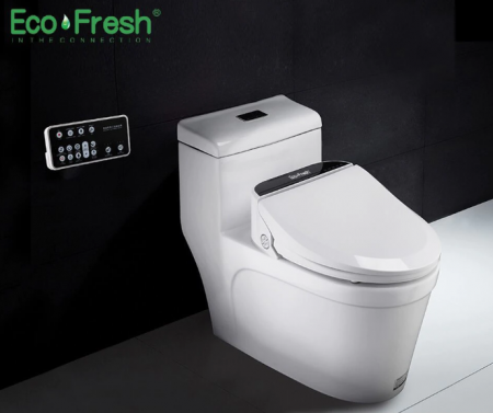Capac WC Inteligent Telecomanda, Functie Bideu, Senzor Miscare, Masaj, Incalzire Colac, Female Wash [4]