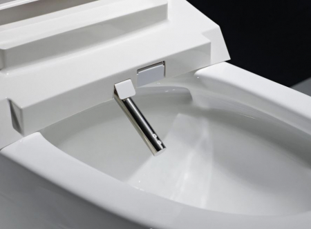 Capac WC Inteligent Telecomanda, Functie Bideu, Senzor Miscare, Masaj, Incalzire Colac, Female Wash, Display Led [8]
