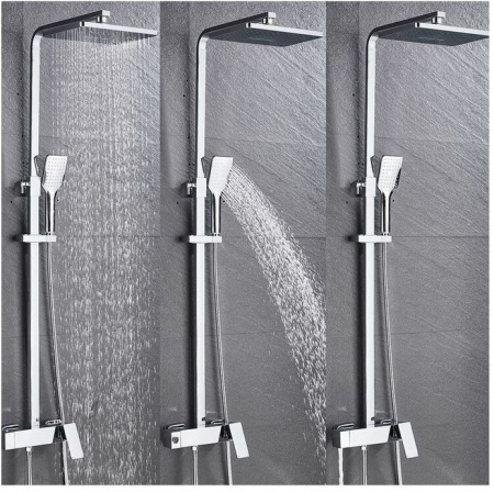 Coloana De dus, Gri, cu baterie fixa, AquaSpa [1]