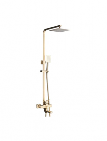 Coloane de dus - Coloana De dus Retro cu baterie, AquaSpa,Fixa, Gold
