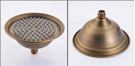 Coloana De dus, Retro, cu baterie, Fixa, Mobila, Reglabil pe inaltime, Para de dus Rotunda [2]