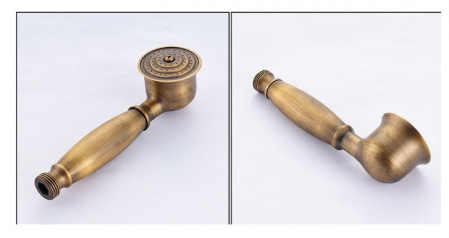 Coloana De dus, Retro, cu baterie, Fixa, Mobila, Reglabil pe inaltime, Para de dus Rotunda, cu suport [3]