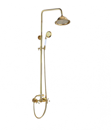 Coloane de dus - Coloana De dus retro, gold lucios, reglabila pe inaltime, AquaSpa