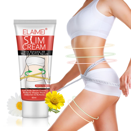 Ingrijire personala & Cosmetice - Crema Anticelulitica Elaimei® pentru talie, abdomen, brate, fund, picioare, Slim&Detox