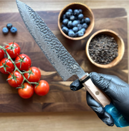 Cutit Profesional, Hikari Knife, Cutit Japonez, Cutit de Bucatarie, Cutit Universal, Cutit Premium Calitatativ, Cutit pentru Carne, Legume si Fructe, Durabil, Taiere Precisa, Lama Ascutita, Maner din [3]