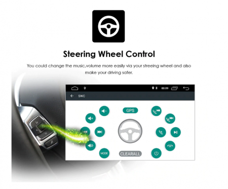Navigatie Android 7.1 OPEL ASTRA H, Vectra C, ZAFIRA, Antara ,Corsa, Meriva, Signum , Silver,Camera Marsarier Cadou [4]