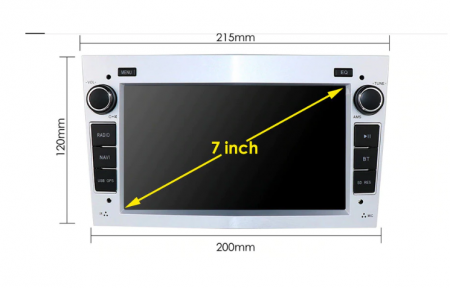 Navigatie Android 7.1 OPEL ASTRA H, Vectra C, ZAFIRA, Antara ,Corsa, Meriva, Signum , Silver,Camera Marsarier Cadou [1]