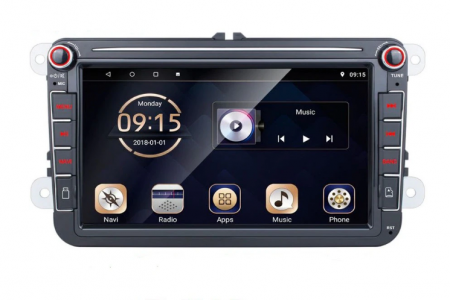 Navigații Auto - Navigatie Android 8.0,DVD,GPS,MKD,Volkswagen,Skoda Octavia,Golf 5 6,Touran,Passat B6,Jetta,Polo,Tiguan, 8 inch