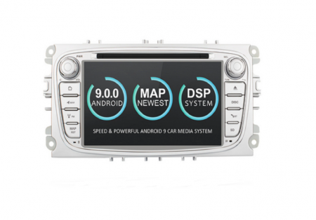 Navigații Auto - Navigatie Android 8.1,MKD, Quad Core Ford Focus,Mondeo,Galaxy,WiFI,7 inch,Silver