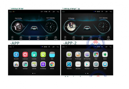 Navigatie Android 8.1, Octa-Core,Wi-Fi,Bluetooth, Waze, Hyundai Tucson, 2006-2013 ,9 Inch, Rama Adaptoare [4]