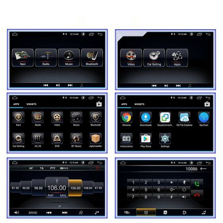 Navigatie Android 8.1, Quad-Core, 2G+32 GB, VW Golf 4,5,6,Passat B5 B6 B7 CC, Tiguan, Jetta, EOS, Polo,Sharan, Seat,Skoda,Canbus,Ecran de 9 inch [1]