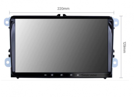 Navigatie Android 8.1, Quad-Core, Ecran 9 Inch, 1G+16GB, VW Golf 4,5,6,Passat B5 B6 B7 CC, Tiguan, Jetta, EOS, Polo,Sharan, Seat,Skoda [3]