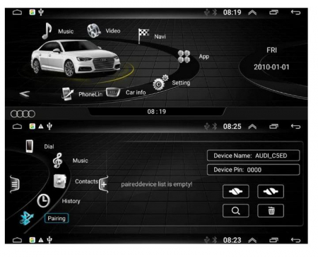 Navigatie Android 9.0,Audi A5,2009-2016,cu GPS ,Navi,WIFI,Google,Carplay, Bluetooth, Waze [3]