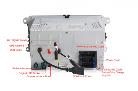 Navigatie Android,DVD,GPS,MKD,Volkswagen,VW,Skoda Octavia,Golf 5 6,Touran,Passat B6,Jetta,Polo,Tiguan [4]
