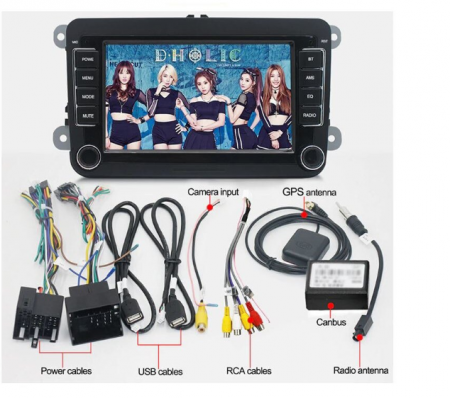 Navigatie Android,MKD, Volkswagen,Golf 5 6,Touran,Passat B6,Jetta,Polo,Tiguan,Caddy,Sharan [2]