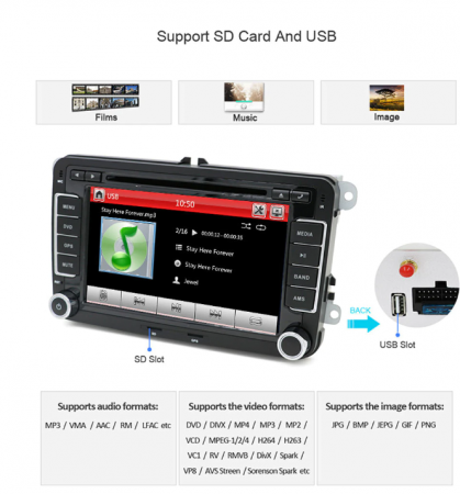 Navigatie DVD, CD Player, MKD, VW GOLF 5 6, Passat B6 B7 CC, Tiguan, Jetta, EOS, Polo Sharan, [6]