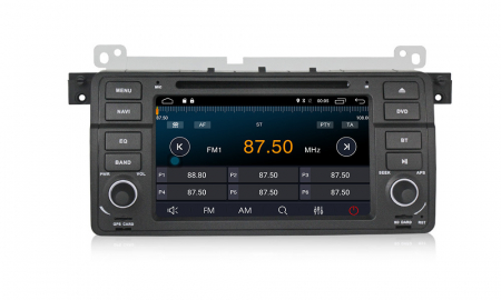 Navigații Auto - Navigatie GPS, Android 7.1, BMW E46, M3, Seria 3, Functie SIM 4G, Canbus