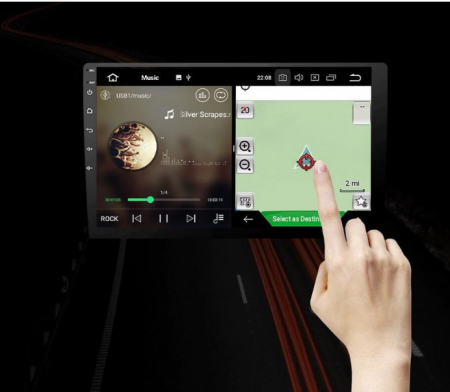Navigatie Gps Android Skoda Octavia 3 ( 2013-2018 ) ,Touchscreen 10, Android 9.0 , Waze, Wi Fi, Bluetooth [4]