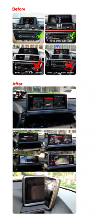 Navigatie Gps BMW Seria 3 F30 F31 F34 (2013-2017), Seria 4 F32 F33 F36 ( 2013-2017) , M3, M4 (2013-2017), NBT Sistem , Android 7.1 2GB RAM + 32 GB ROM , Internet , 4G , Aplicatii , Waze , Wi Fi , Usb [2]
