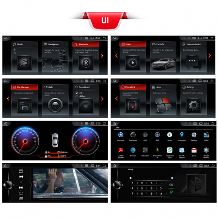 Navigatie Gps BMW X3 F25 , X4 F26 ( 2010 - 2016 ) ,Android 7.1 2GB RAM + 32 GB ROM ,Waze , Aplicatii , Wi-Fi , 4G , Bluetooth, Quad-Core 1.6 GHz , 8.8, IPS [6]