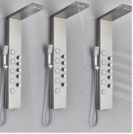 Panel de dus cu functie cascada si jeturi de masaj, AquaSpa [3]