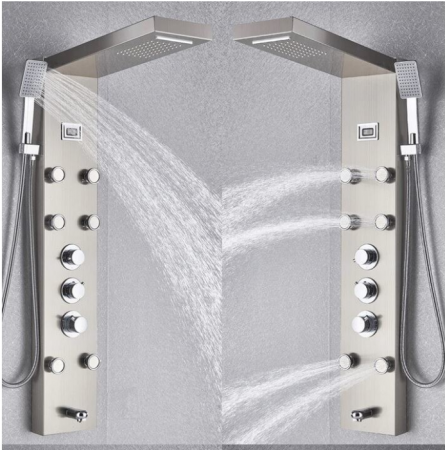 Panel de dus cu hidromasaj , Functia" Cascada", Termostatic [3]
