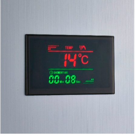 Panel de Dus Multifunctional cu LED,Gri (ecran de temperatura),efect de ploaie,sistem de masaj,jeturi SPA, AquaSpa [8]