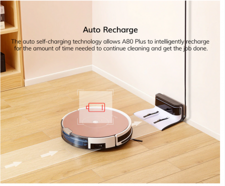 Robot Aspirator ILIFE A80 Plus Smart cu conectivitate WIFI si Control prin aplicatie [6]