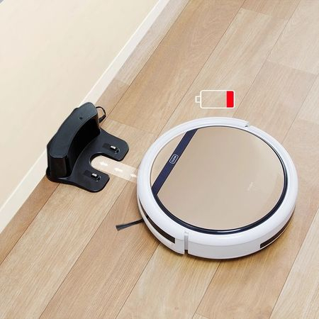 Robot Aspirator ILIFE inteligent V5S Pro, Fara Fir, Curatare Umeda si Uscata, Alb/Bej [4]