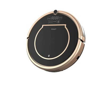 Robot de aspirare Smart cu WiFi si Telecomanda, Negru [1]