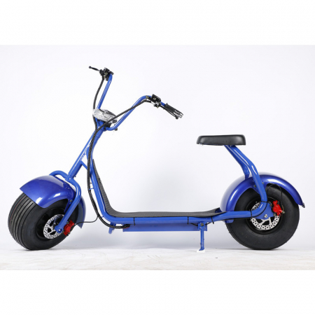 Scuter Electric Harley 800W, pentru o persoana, Far led, Telecomanda, Frana Disc+ABS, Autonomie 50-60 Km, Viteza 35KM/H [1]