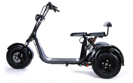 Scuter electric Harley cu 3 roti negru [2]