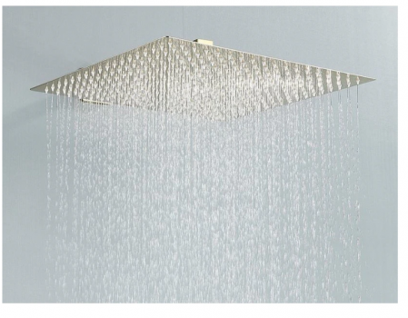 Set de dus Auriu, AquaSpa, Robinet de dus cu efect de ploaie, 2 Functii, Palarie de dus 40CM [4]