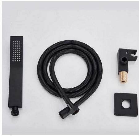 Set de dus multifunctional cu termostat, incorporat in tavan, cu led, telecomanda pentru schimbarea culorilor, 4 functii de curgere a apei, AquaSpa [7]