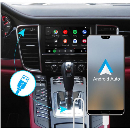 Sistem CarPlay pentru Porsche Panamera, Cayenne, Macan, Cayman, Boxster 911, 718, cu Functie Android Mirror Link [6]