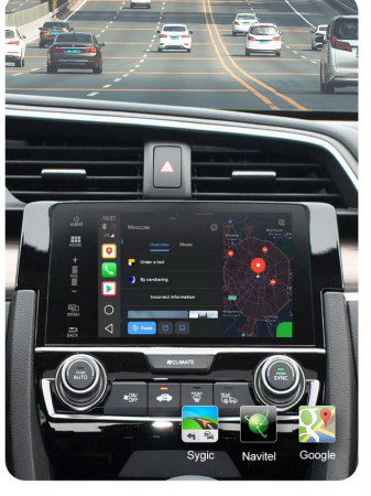 Sistem CarPlay Plug-Play pentru Mercedes, Audi, Volskwagen, Toyota, Nissan, Honda, Acura, Subaru, Lexus, Ford, Fiat, Land Rover, Porsche, Android 10, 2G+32G [1]