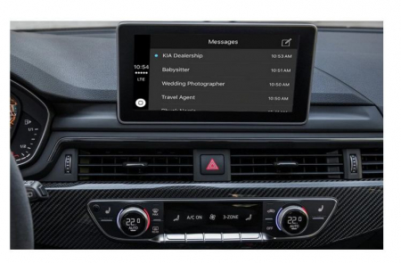 Sisteme CarPlay - Sistem CarPlay wireless pentru Audi A3, A4, A5, A6, A7, A8, Q3, Q5, Q7, cu Functie Android Mirror Link, AirPlay si AutoPlay