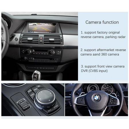 Sistem CarPlay wireless pentru BMW CIC X5 E70 X6 E71 2011-2013 X1 E84 2009-2015, cu Functie Android Mirror Link, AirPlay si AutoPlay [1]