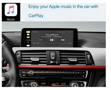 Sistem CarPlay wireless pentru BMW NBT seria 1, 2, 3, 4, 5,7, X1,X3, X4, X5, X6, F56, F15, F16, F25, F26, F48, F01, F10, F11, F22, F20, F30, F32, cu Functie Android Mirror Link, AirPlay si AutoPlay [7]
