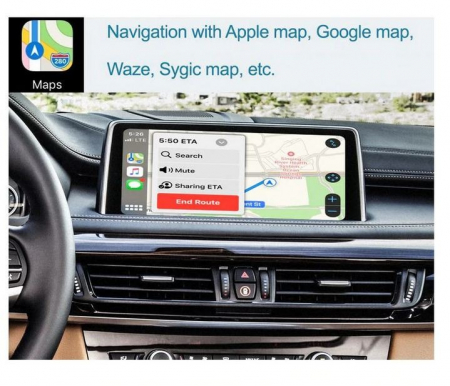 Sistem CarPlay wireless pentru BMW NBT X5 F15 X6 F16 2014-2016 X1 F48 2016-2017, cu Functie Android Mirror Link, AirPlay si AutoPlay [5]